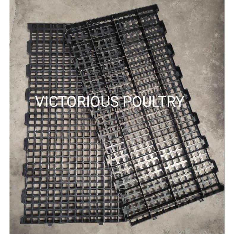 PALET HITAM ALAS KANDANG PLASTIK HEWAN 100 X 50 X 4 CM