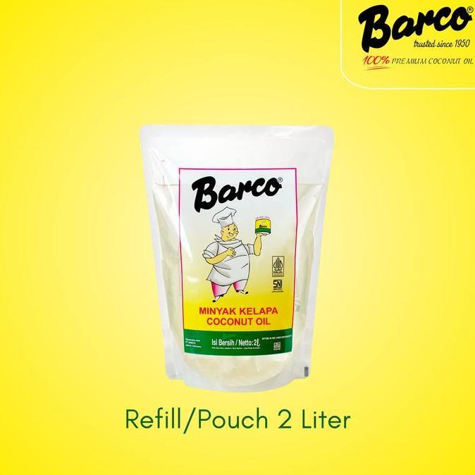 Kordesan - Barco Minyak Goreng Kelapa Pouch 2 ltr - Minyak Kelapa Murni - Oil