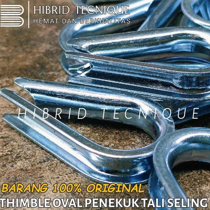 Promo Thimble Sling Oval 12Mm 10Mm 9Mm 8Mm 6Mm Seling Bidal Penekuk Seling Cod