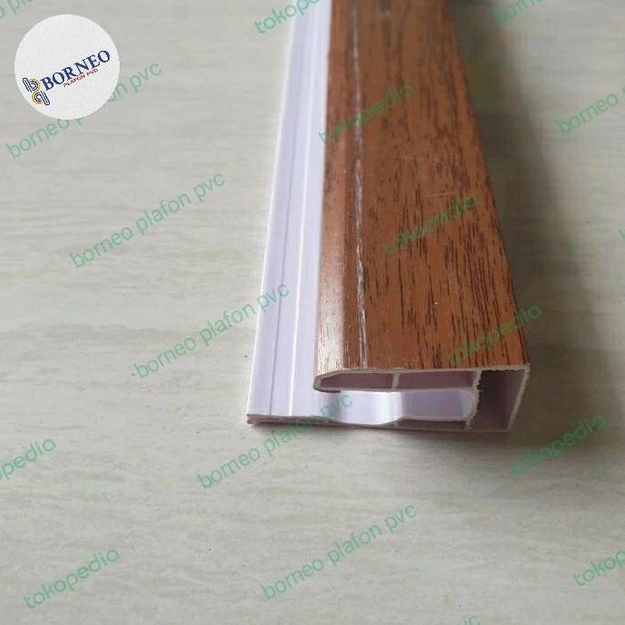 Bigbax- Lis Plafon Pvc Motif Kayu