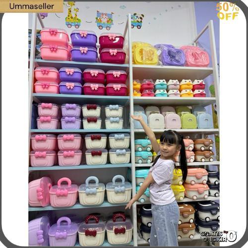 Ajs Kotak Penyimpanan Serbaguna/Tempat Asesoris/Kotak Besar/Kotak Lucu / Wadah Penyimpanan/Mini Cont