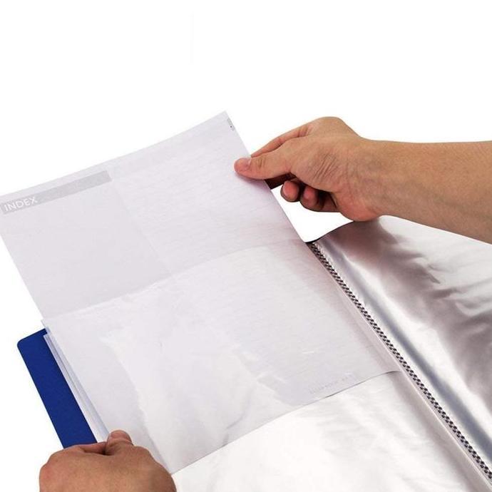 Map Plastik / File Dokumen Keeper / Clear Holder F4 Folio 100 Lembar