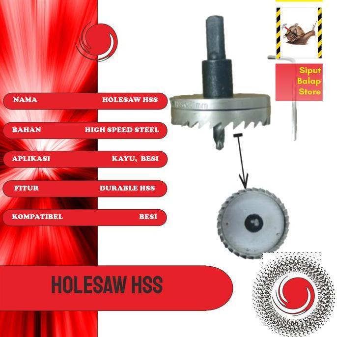 Hole Saw Besi 30-48mm / HoleSaw Besi 30-48mm / Mata Bor Besi 30-48mm