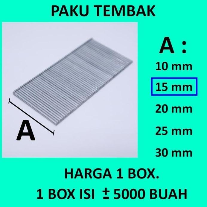 F15 - isi paku tembak angin / staples gun TYPE PAKU I