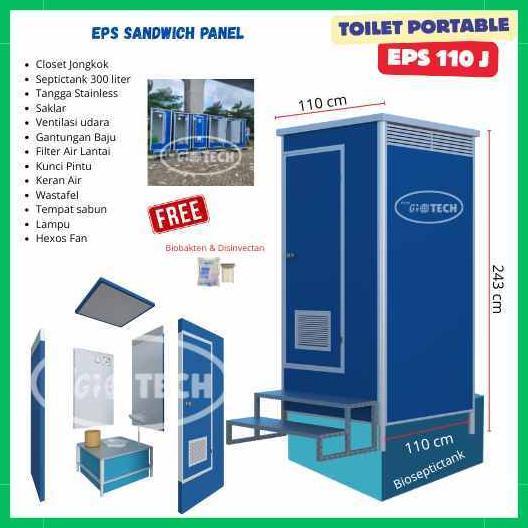 Toilet Portable Proyek Eps Sandwich Panel - Toilet Surabaya Gresik