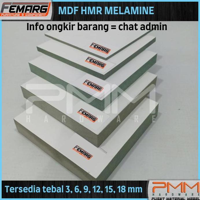 MDF HMR hijau melamin tahan air 3mm 6mm 9mm 12mm 15mm 18mm 122 x244cm