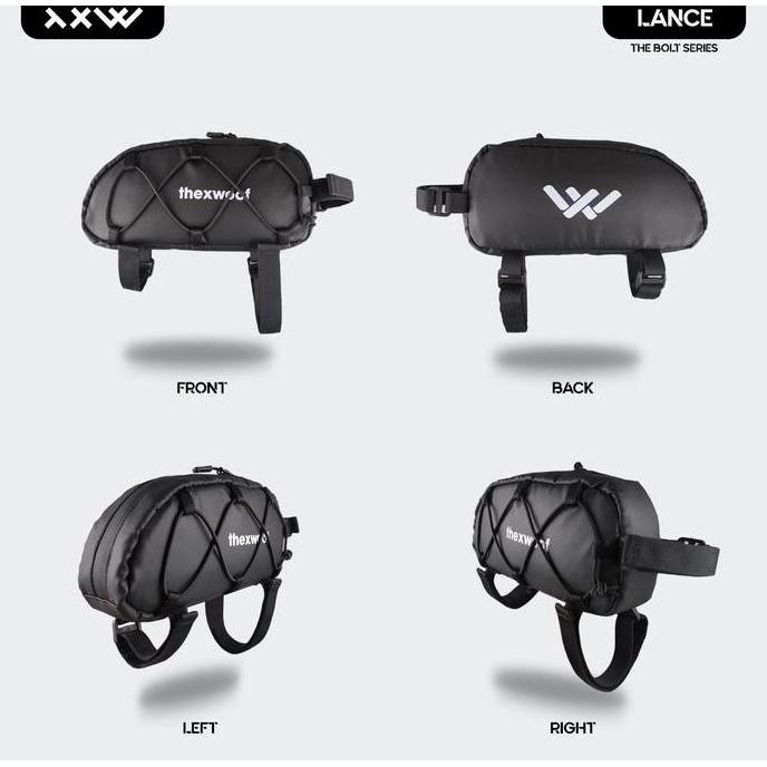 The X Woof Mcycle1-To Tas Sepeda Frame Cycling Bag Frame Bag Tas Depan Sepeda Pouch