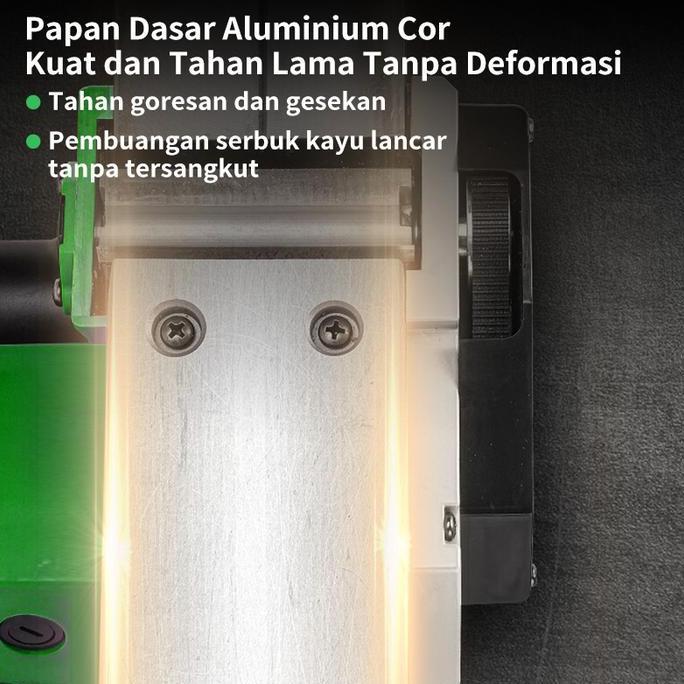 Isku Planer Listrik 450W Mesin Serut Kayu Modern Cocok Untuk Memoles Dan Memotong Kayu Mesin Ketam K