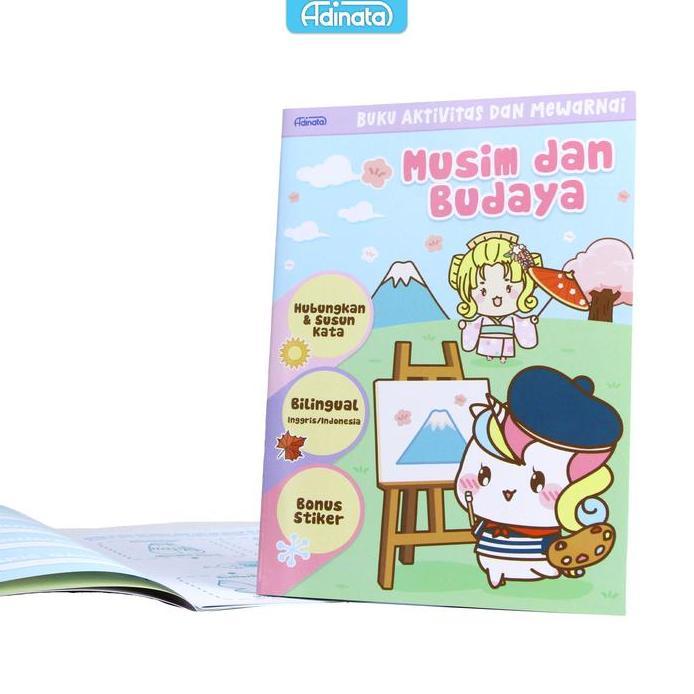 Mokonya Activity Book L 2450-9842 / Buku Aktifitas / Buku Mewarnai / Buku Anak / Buku Edukasi