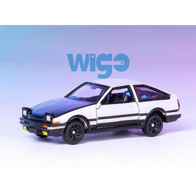 Tomica LOOSE Toyota Sprinter Trueno AE86 Initial D hachiroku hitam putih