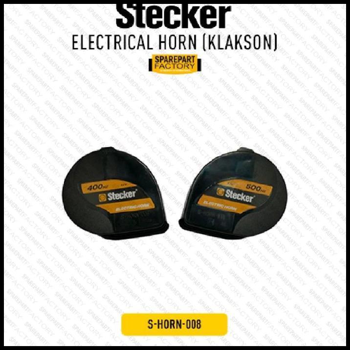 HOT DEAL KLAKSON KEONG STECKER MODEL GEPENG WATERPROOF HORN 12 VOLT 