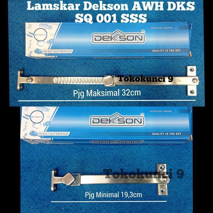 Lamskar Dekson SQ 001 SSS Penahan Jendela AWH DKS SQ 001 SS