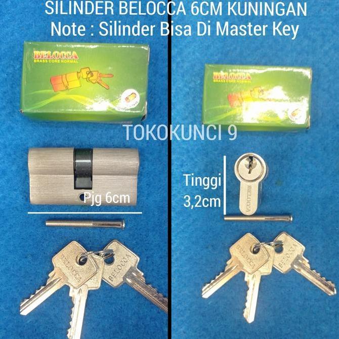 Silinder Kunci Pintu Kuningan merk Belocca