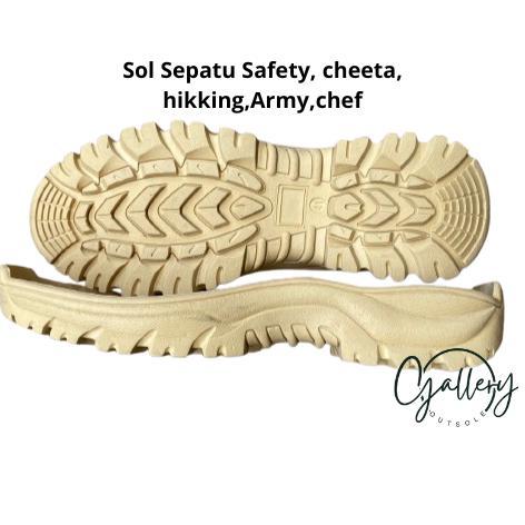Sol Sepatu Safety Bahan Karet Alas Sepatu Cheeta King Alas Sepatu Safety