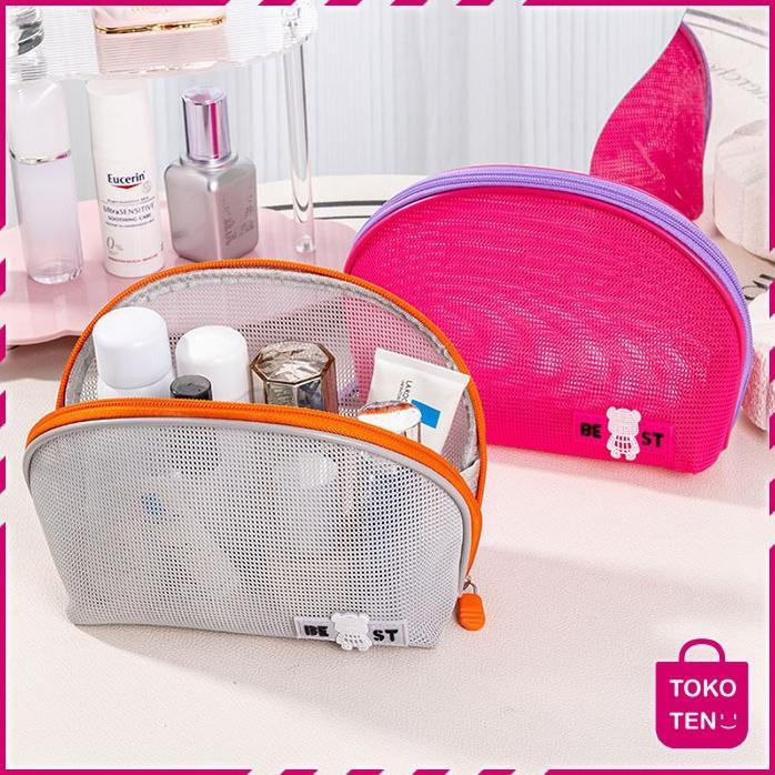 Tokoten - Tas Make Up Lucu - Tas Kosmetik Mini - Tas Kosmetik Import Tm005