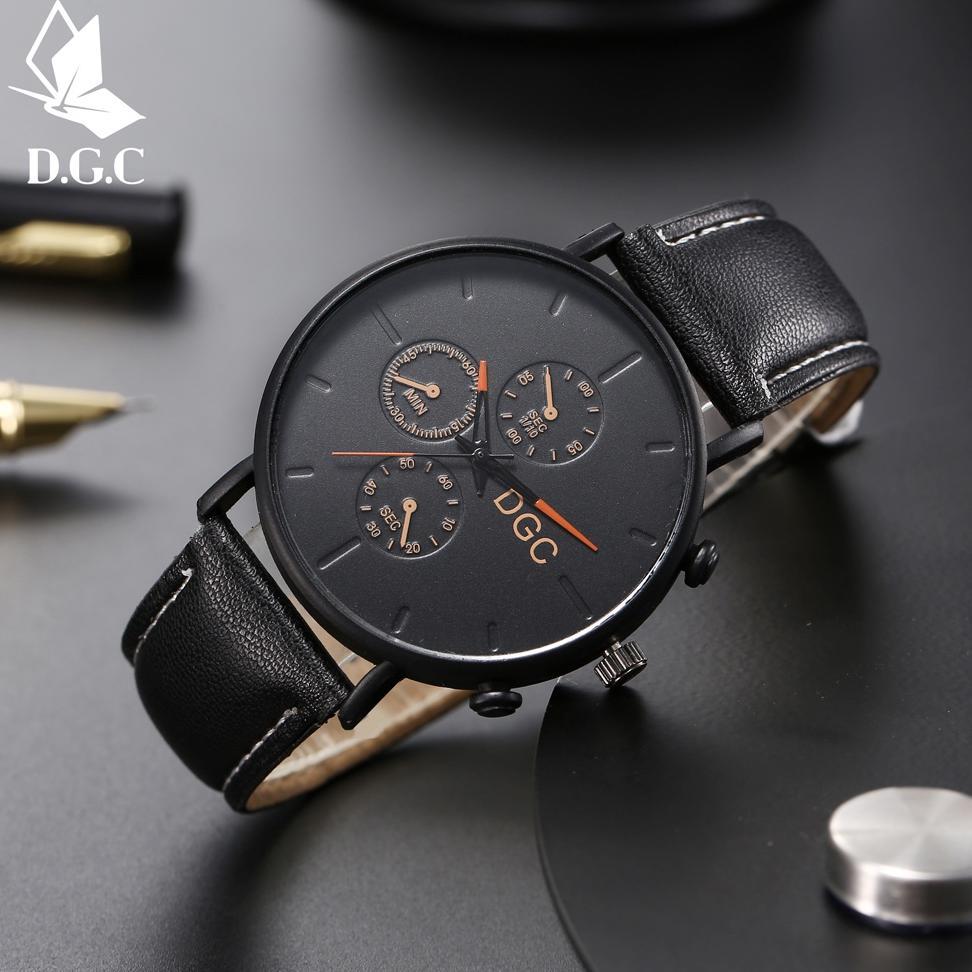 PREMIUM DGC Jam Tangan Pria  Rantai Stainless Steel Jam Tangan Pria Ikat Pinggang Jam Tangan Fashion