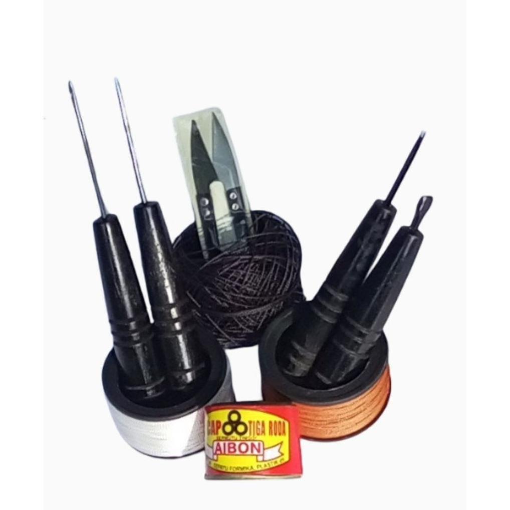 Paket Peralatan Sol Jahit Sepatu Sandal Lengkap 1Set