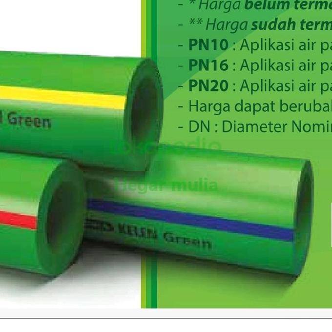 READY  pipa ppr 3/4" inch pn10 ijo