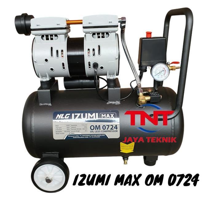 NLG IZUMI MAX OM 0724 KOMPRESOR ANGIN OILLESS 0.75HP IZUMI MAX OM0724 / COMPRESSOR IZUMI MAX OM 0724