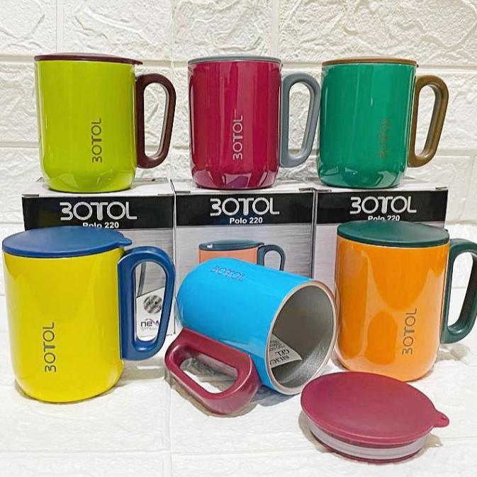 Gelas Dubblin Mug Cangkir Kopi Dubblin Tahan Panas Dingin Stainless Polo 220Ml Tumbler Starbucks