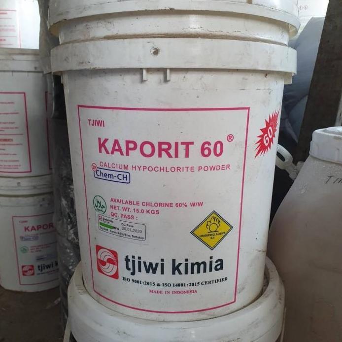 Kaporit Bubuk 60 % Tjiwi - 15 kg