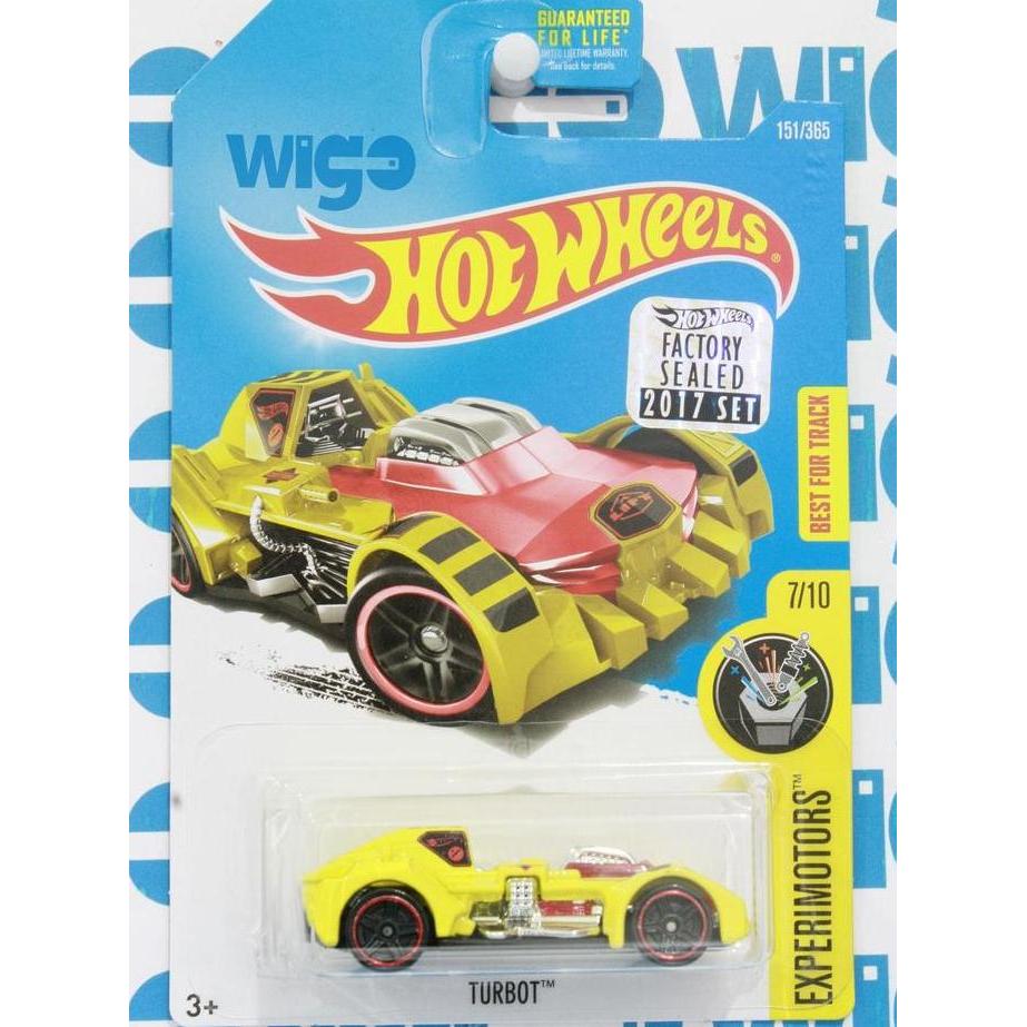 Hot Wheels Factory Sealed 2017 Turbot Best for Track kuning merah