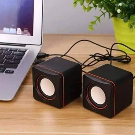 Speaker Salon Multimedia Model 101Z For Komputer Laptop Notebook Pc Hp Mini Aktif Kabel Usb Stereo /