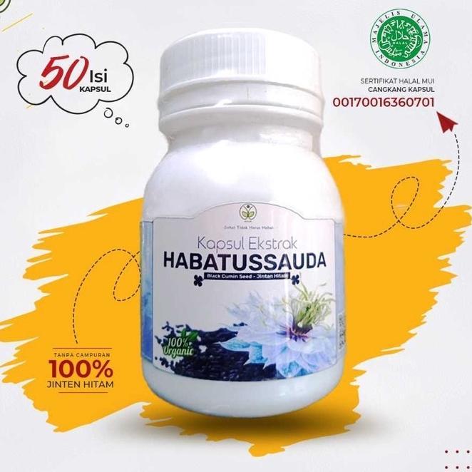 Kapsul Jinten Hitam Murni Habatusauda Murah | Habbasyifa Original Habasifa Kapsul Isi 50 Habbatussau