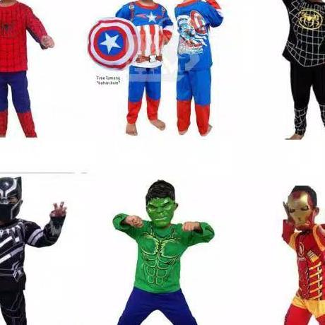 Kostum Superhero Avengrs Asemble / Kostum Superhero Anak-Anak