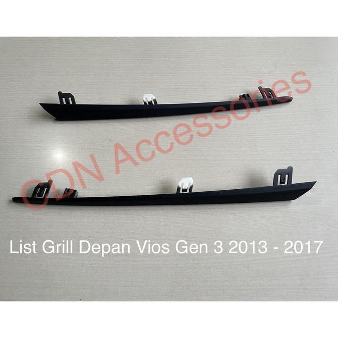 Ready List Grill Depan Vios gen 3 2013 - 2017/Grille Moulding Vios/lis Vios