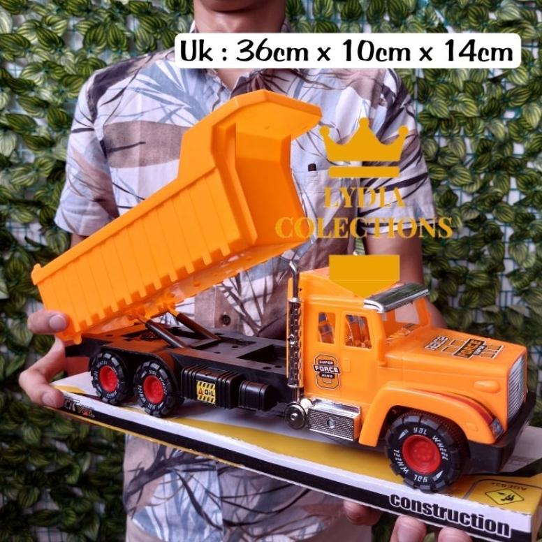 EXCLUSIVE MAINAN TRUK PASIR JUMBO PLASTIK TEBAL 43CM