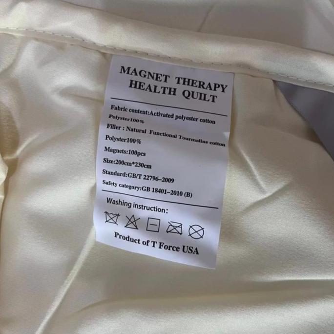 Ready PROMO CUCI GUDANG 2025  : BED COVER SELIMUT KESEHATAN BATU TOURMALINE 230cm X 200cm QUILT HOTE