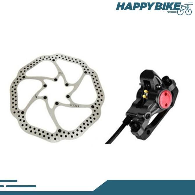 Zoom Disc Brake Paket Rem Cakram Hydraulic Sepeda Lipat Mtb Minion Full Set