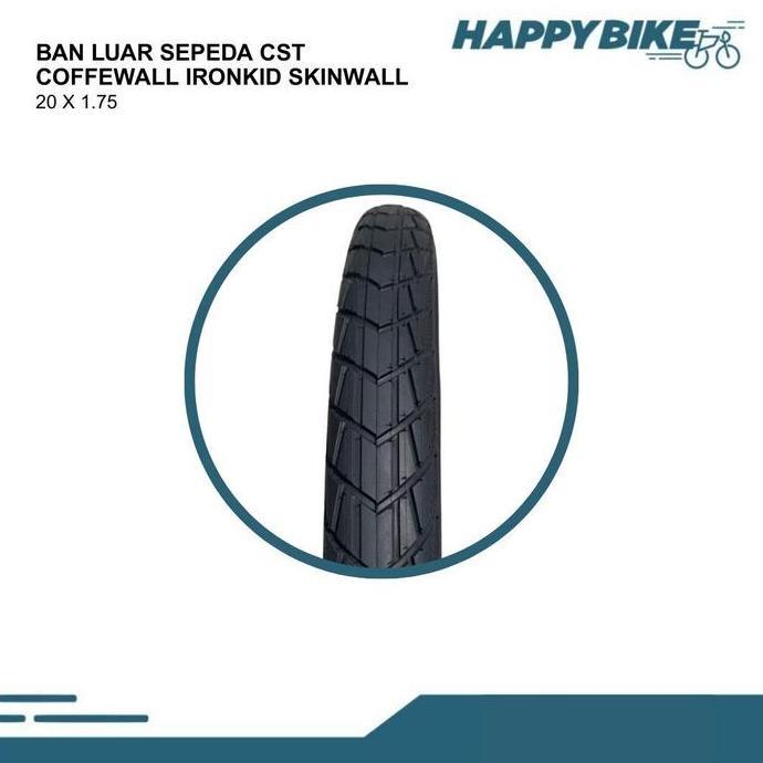 Cst Tire Ban Luar Sepeda Lipat Minion Bmx Coffe Wall 20 X 1.75 Dan 20 X 2.00