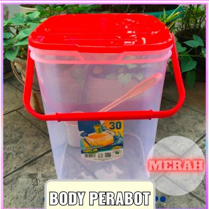 Toples Es Buah 30 Liter Green Leaaf/Akuarium Es Buah 30 Liter
