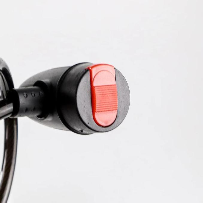 LBX Gembok Sepeda Kabel Serat Baja Kunci Rantai Motor Mainan Anak Pagar Rumah Panjang 1.2 Meter 1.2M
