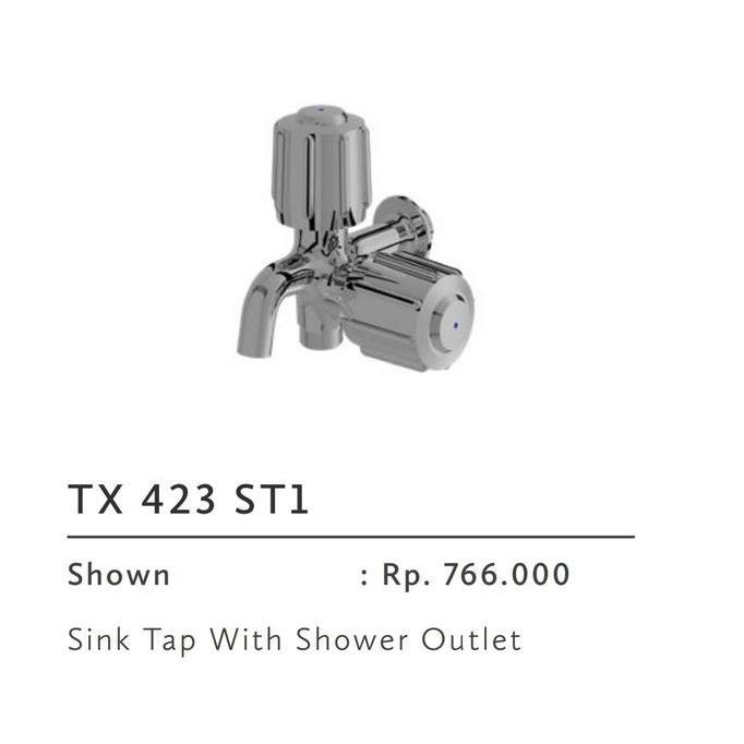 Ready Kran Air Cabang Shower Toto TX 423 ST1 / Kran Double Shower Toto