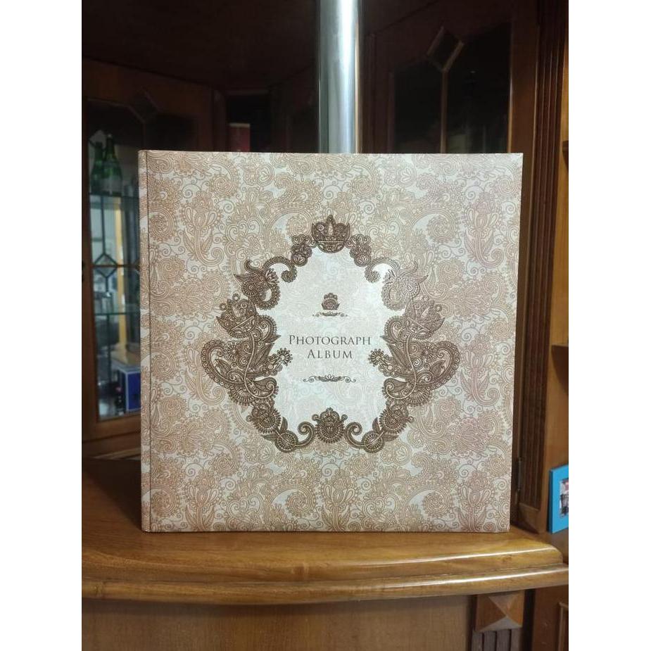 Album Foto Motif 10R/8R/5R/4R/2R Magnetic Besar/Jumbo 10 Lembar Putih murah