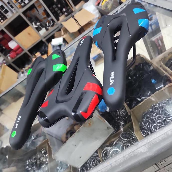 Sadel Gel Tipis Bolong Slk Roadbike Mtb Fixie Bmx