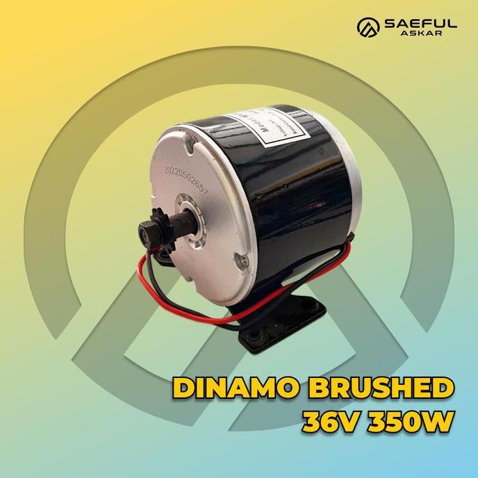 Dinamo Brushed 24v 36V 350W Scooter Electric Motor Skuter Listrik