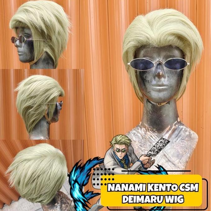 Wig Cosplay Anime Jujutsu Kaisen Kento Nanami Rambut Palsu DeiMaru