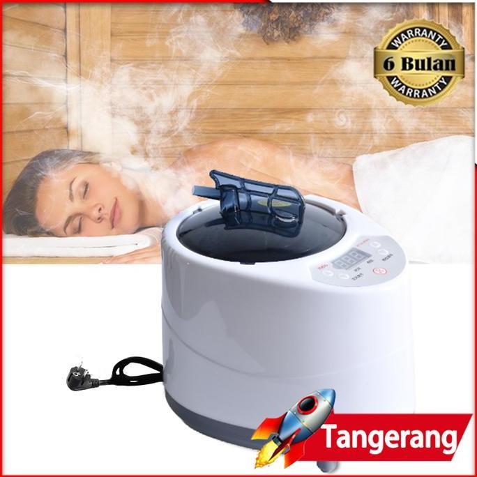 DEFAECO Mesin Sauna Portable 3.0L Mesin Steam Sauna Alat Steam Sauna Alat Spa Alat Mandi Uap