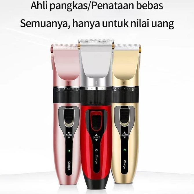 XIMVHE LENODI Alat cukur rambut elektrik, cukur rambut profesional tanpa kabel, alat cukur rambut ch