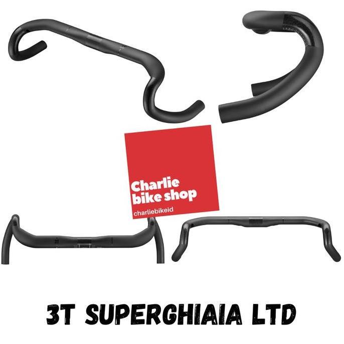 Drop Bar 3T Superghiaia Ltd Stealth - Gravel Dropbar