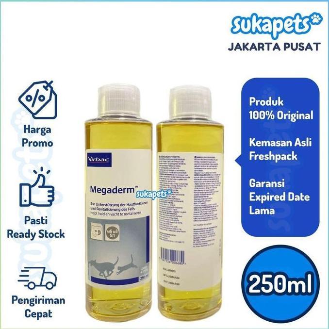 Virbac Megaderm Vitamin  Untuk Kucing & Anjing 250ml
