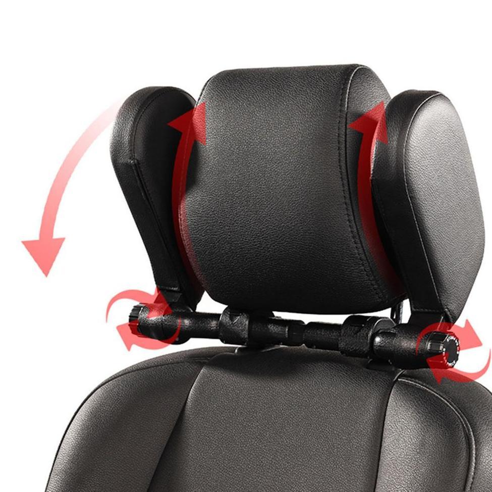 PROMO TERBARU Headrest Penyangga kepala Bantal leher jok Mobil travel neck pillow sandaran adjustabl