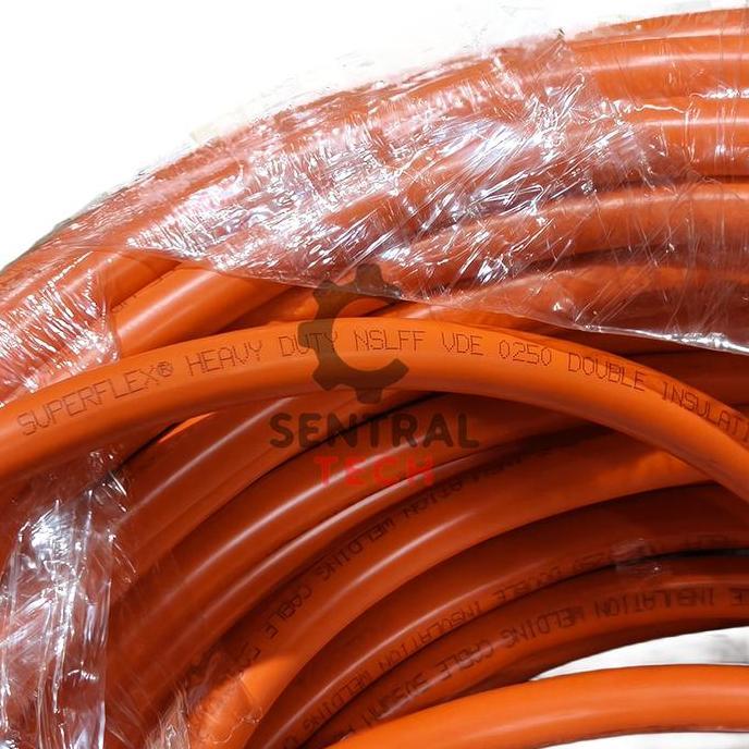 Kabel Las 50mm Superflex nslf vde 0250 Welding Cable 50 mm Kabel Las Superflex 50mm Orange