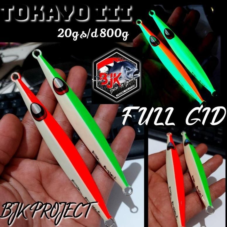 METAL JIG SITENKIBA/ TOKAYO III 20g s/d 250g FULL GID UMPAN PANCING