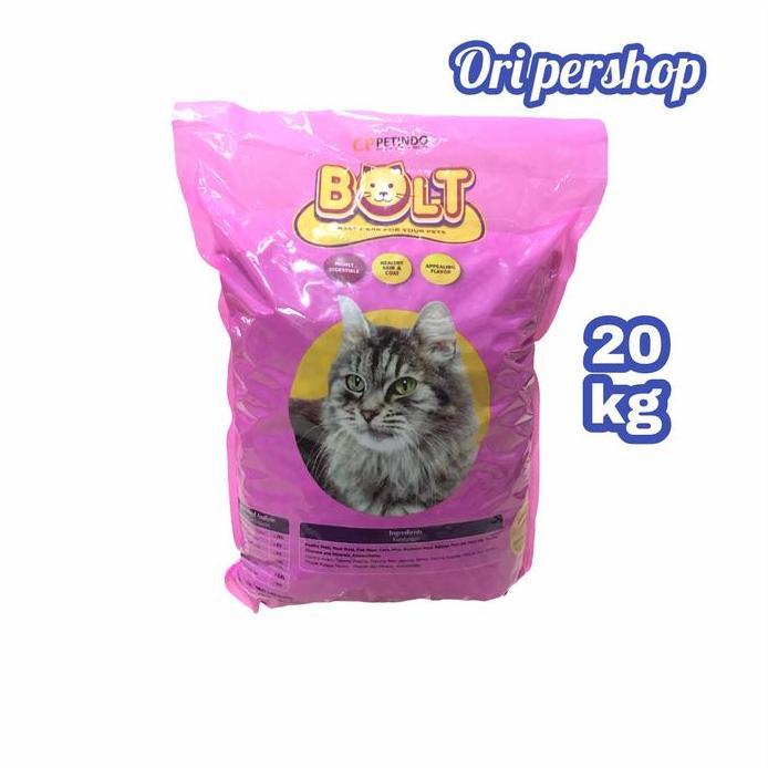 GRAB/GOJEK - BOLT CAT SALMON BOLT SALMON 20 KG BOLT MAKANAN KUCING