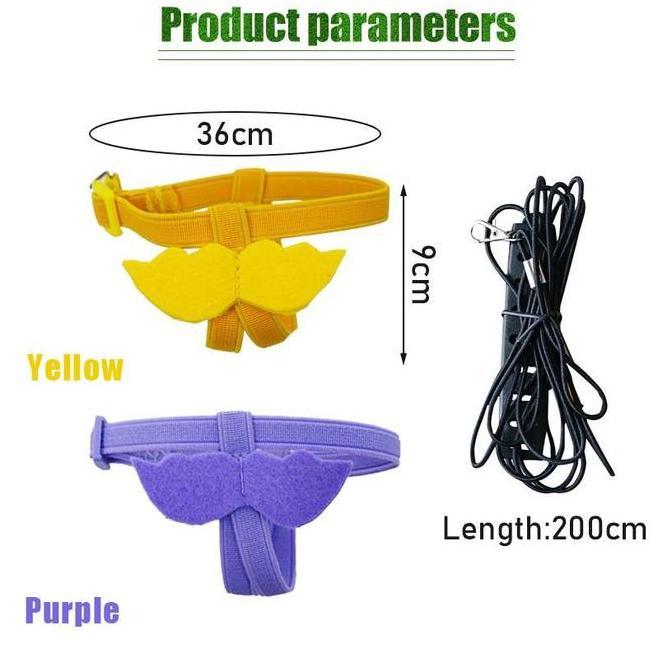 DEFAECO Tali Harness Burung Outdoor Tali Pengikat Harnes Burung Parrot Love Bird Cockatiel Jalak